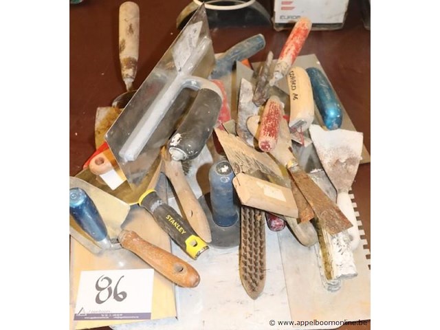 Lot aannemers gereedschap - afbeelding 1 van  3