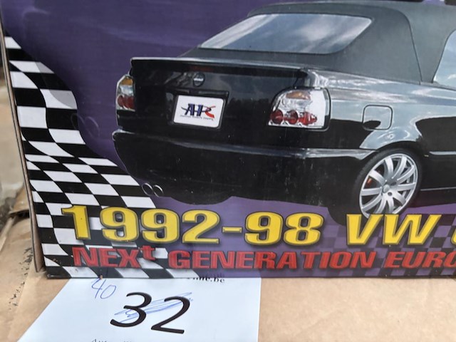 Lot achterlichten vw golf iii - afbeelding 3 van  4