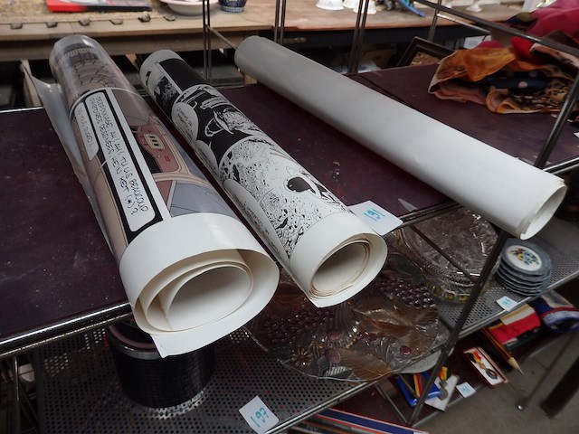 Lot affiches strips - afbeelding 1 van  4
