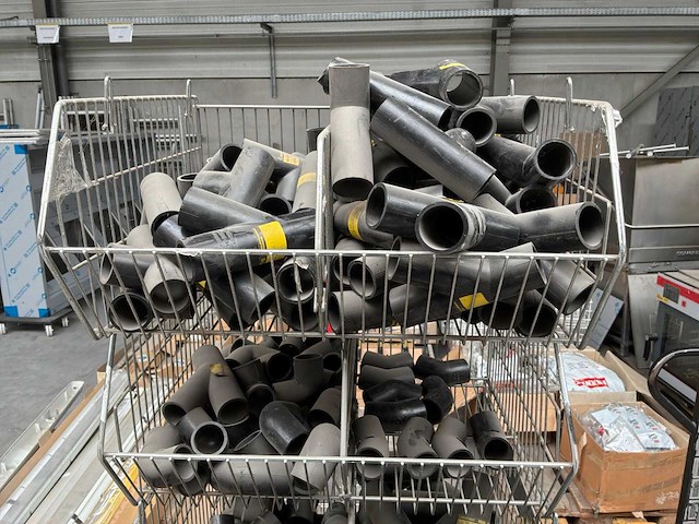 Lot afvoer pvc koppelstukken + lasapparaat - afbeelding 2 van  5