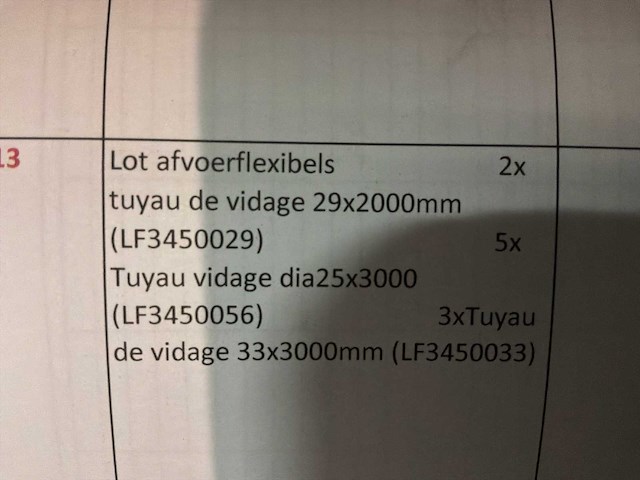 Lot afvoerflexibels (10x) - afbeelding 3 van  3