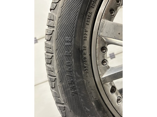 Lot alu-velgen + banden (4st) - afbeelding 4 van  5