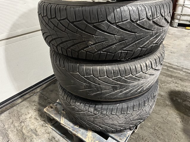 Lot alu-velgen + banden (4st) - afbeelding 5 van  5