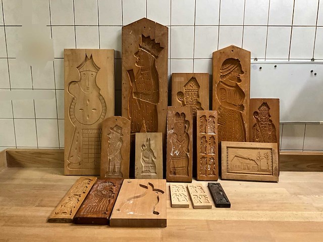 Lot ambachtelijke speculaasvormen (16x) - afbeelding 1 van  11