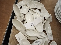 Lot amuzelepels en bordjes - afbeelding 1 van  1