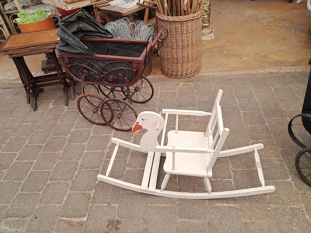 Lot antiek brocante kinderspeelgoed (5 stuks) - afbeelding 2 van  19