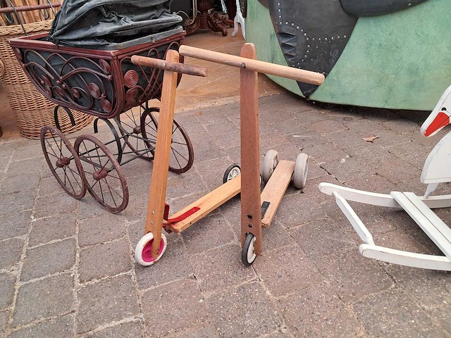 Lot antiek brocante kinderspeelgoed (5 stuks) - afbeelding 10 van  19