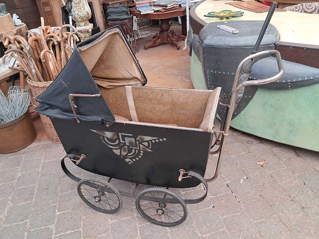 Lot antiek brocante kinderspeelgoed (5 stuks) - afbeelding 1 van  19