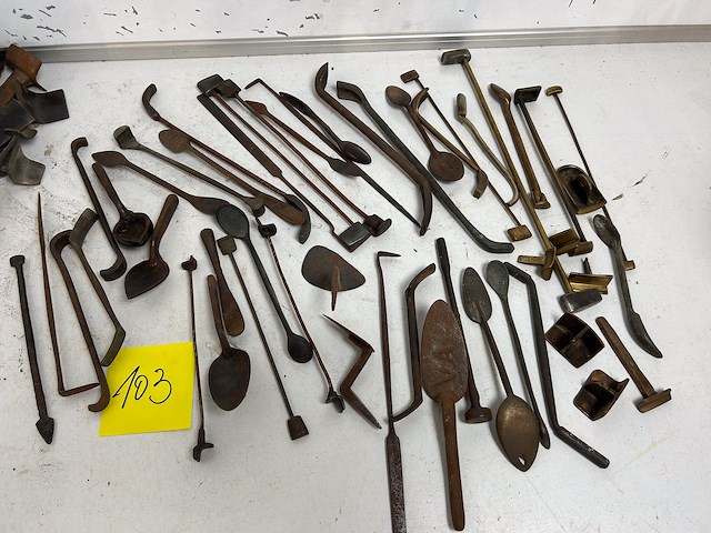 Lot antiek gereedschap - afbeelding 1 van  3