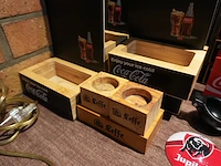 Lot barreclame en accessoires (kasteelbier, coca-cola, westmalle, la chouffe, tönissteiner) - afbeelding 3 van  14