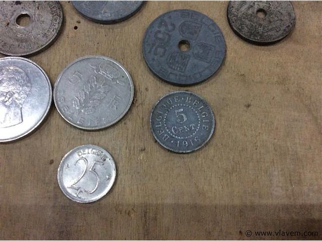 …lot belgische munten - afbeelding 2 van  3