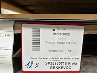 Lot bestaande uit dibond platen van het merk thyssen krupp plastics, diverse afmetingen en types - afbeelding 2 van  3