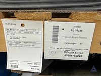 Lot bestaande uit dibond platen van het merk thyssen krupp plastics, diverse afmetingen en types - afbeelding 3 van  3
