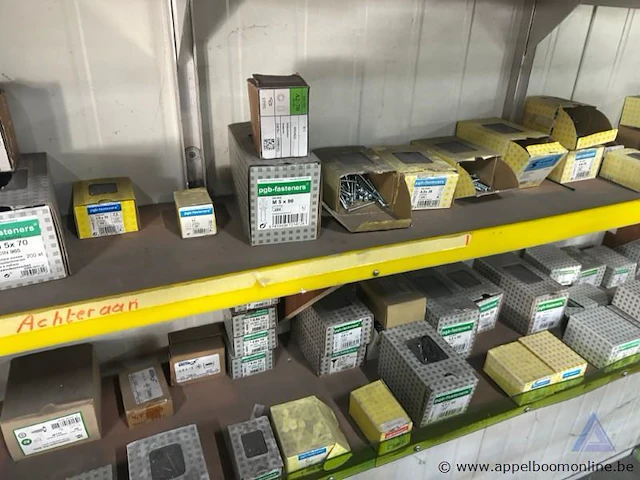 Lot bestaande uit diverse schroeven en bevestigingsmaterialen van het merk pgb-fasteners. - afbeelding 3 van  3