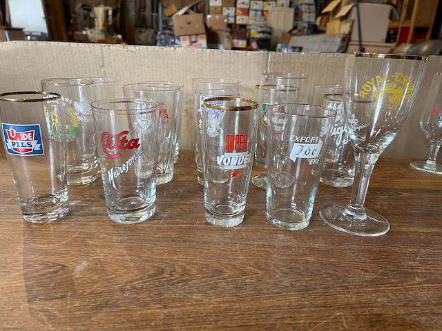 Lot bierglazen voor verzameling - afbeelding 3 van  5