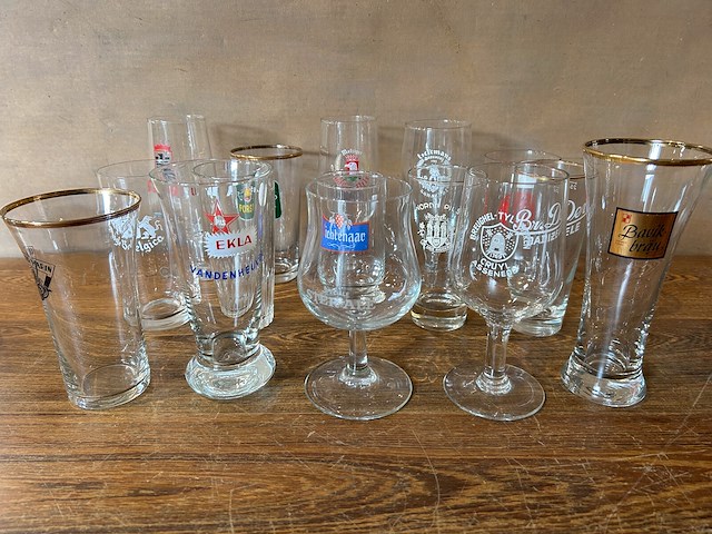 Lot bierglazen voor verzameling - afbeelding 3 van  5