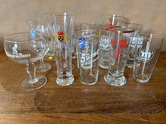 Lot bierglazen voor verzameling - afbeelding 3 van  5
