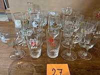 Lot bierglazen voor verzameling - afbeelding 1 van  6
