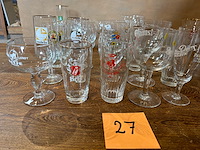 Lot bierglazen voor verzameling - afbeelding 2 van  6