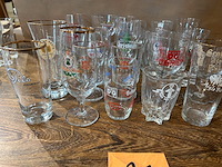Lot bierglazen voor verzameling - afbeelding 2 van  7