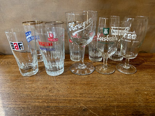 Lot bierglazen voor verzameling - afbeelding 5 van  6