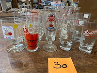 Lot bierglazen voor verzameling - afbeelding 2 van  6