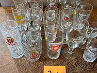 Lot bierglazen voor verzameling - afbeelding 1 van  6