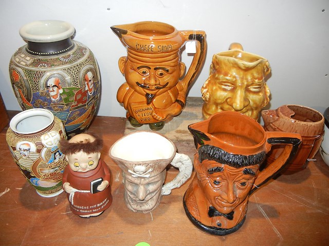 Lot bierkannen en vazen - afbeelding 1 van  2