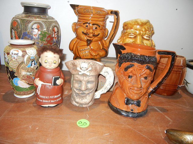 Lot bierkannen en vazen - afbeelding 2 van  2