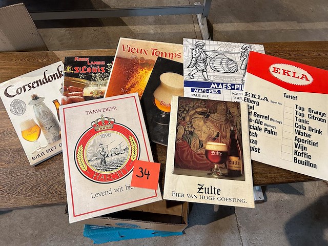 Lot bierreclames - afbeelding 1 van  5