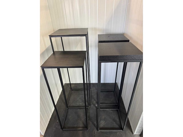 Lot bijzettafels zwart - afbeelding 1 van  5