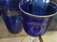 Lot blauw glas - afbeelding 3 van  3