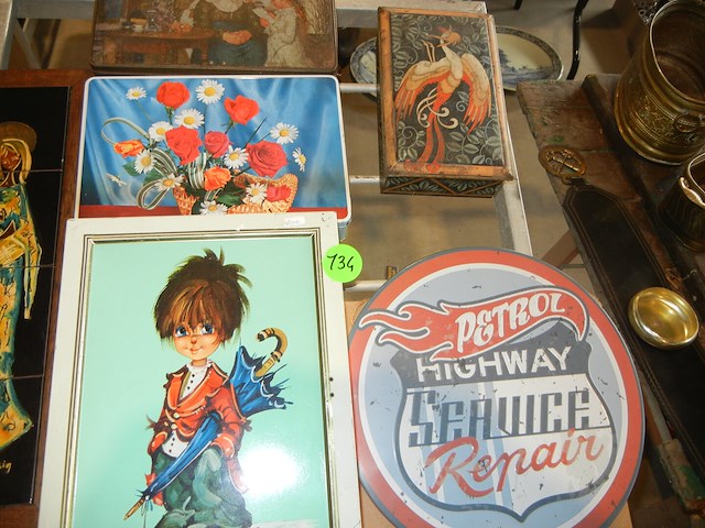 Lot blikdozen - afbeelding 1 van  2