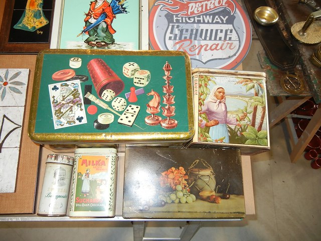 Lot blikdozen - afbeelding 2 van  2