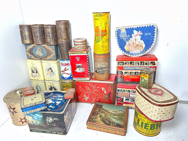 Lot blikken dozen 30 items - afbeelding 1 van  3