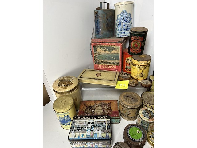 Lot blikken dozen 40 items - afbeelding 2 van  4