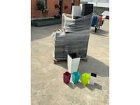 Lot bloempotten met binnenbak plastiek bloempot (50x) - afbeelding 5 van  8