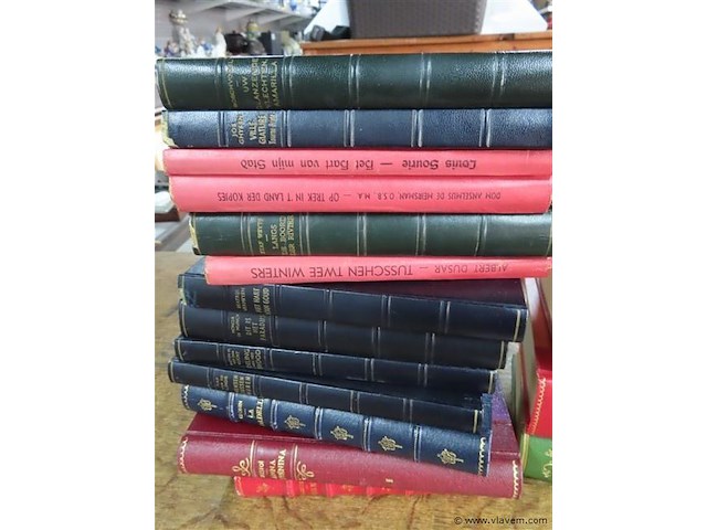 Lot boeken decoratieve band - afbeelding 3 van  3