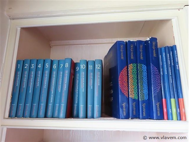 Lot boeken op het schap - afbeelding 2 van  5