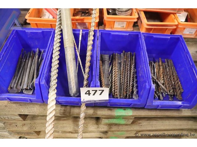 Lot breekbeitels - diverse maten lot boren - diverse maten - afbeelding 1 van  6