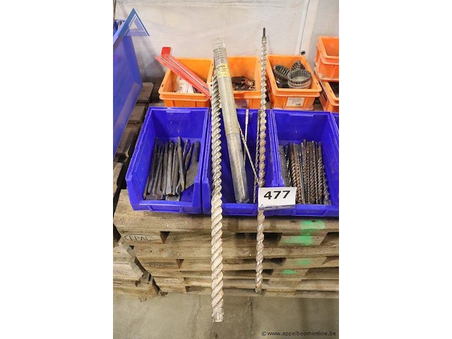 Lot breekbeitels - diverse maten lot boren - diverse maten - afbeelding 2 van  6