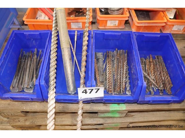 Lot breekbeitels - diverse maten lot boren - diverse maten - afbeelding 4 van  6