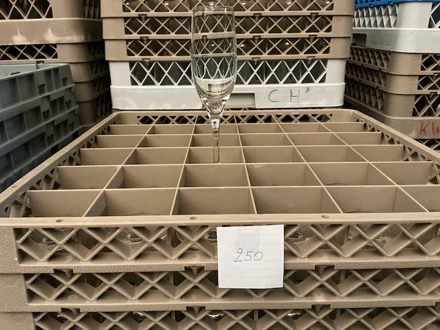 Lot champagne glazen - afbeelding 3 van  3