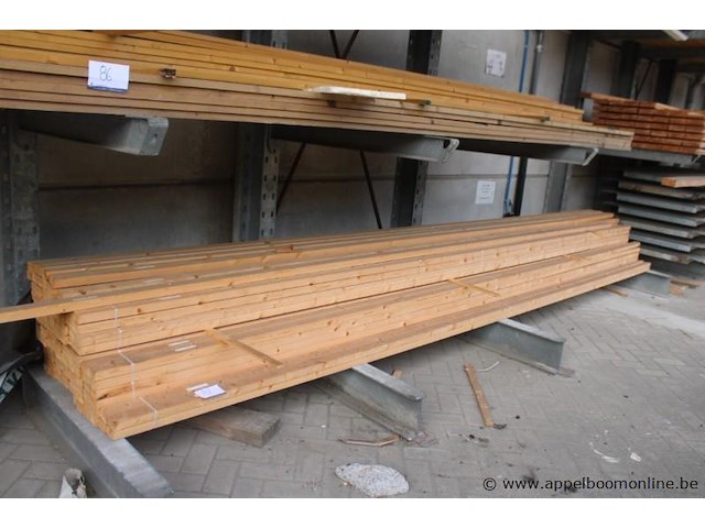 Lot cls hout met 38 x 58 mm, lengte 5.10 m - afbeelding 1 van  2
