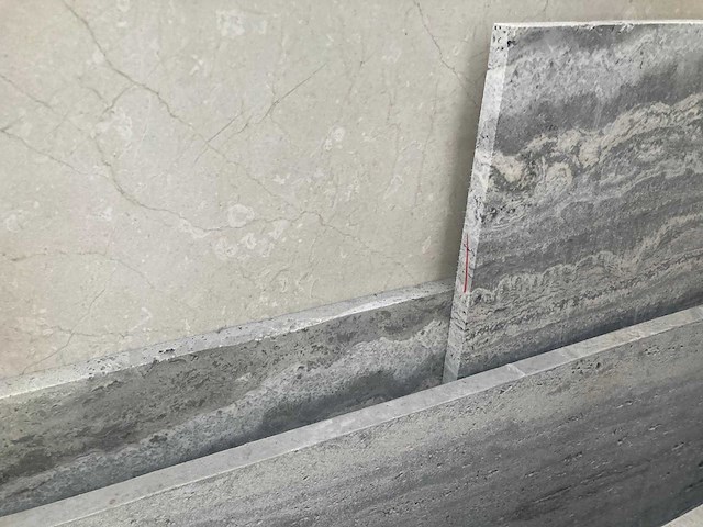 Lot crema marfil, travertin titanium, emperado grey, travertin - afbeelding 2 van  5