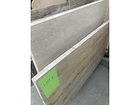Lot crema marfil, travertin titanium, emperado grey, travertin - afbeelding 4 van  5