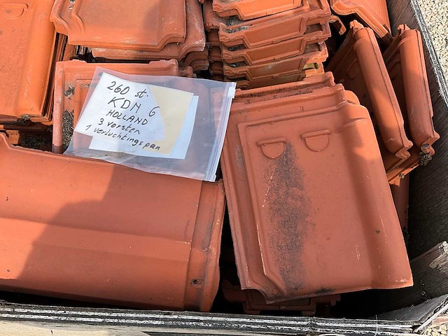 Lot dakpannen 260st kdn holland - afbeelding 3 van  3