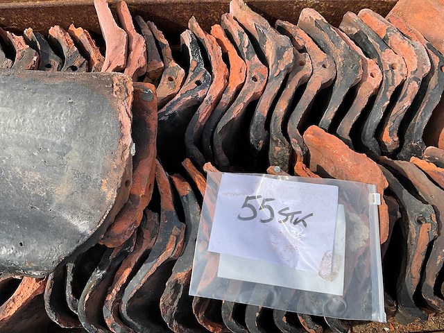 Lot dakpannen 55stuks zwart - afbeelding 3 van  3