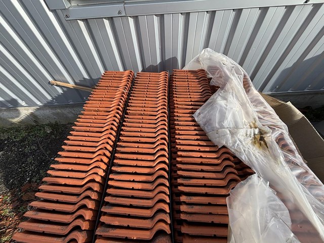 Lot dakpannen+restinhoud+stellng - afbeelding 7 van  17
