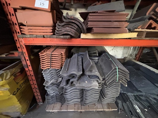 Lot dakpannen+restinhoud+stellng - afbeelding 10 van  17